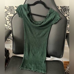 Green Ruched Dress
